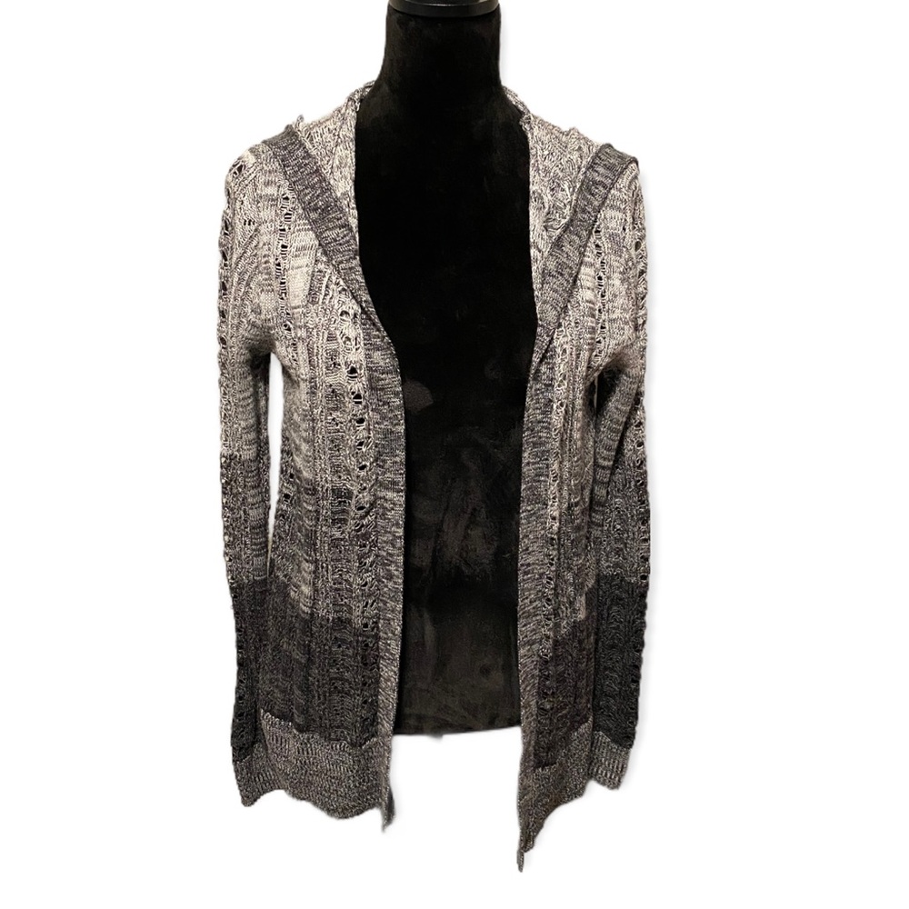 Maurices long sleeved cardigan gray size small